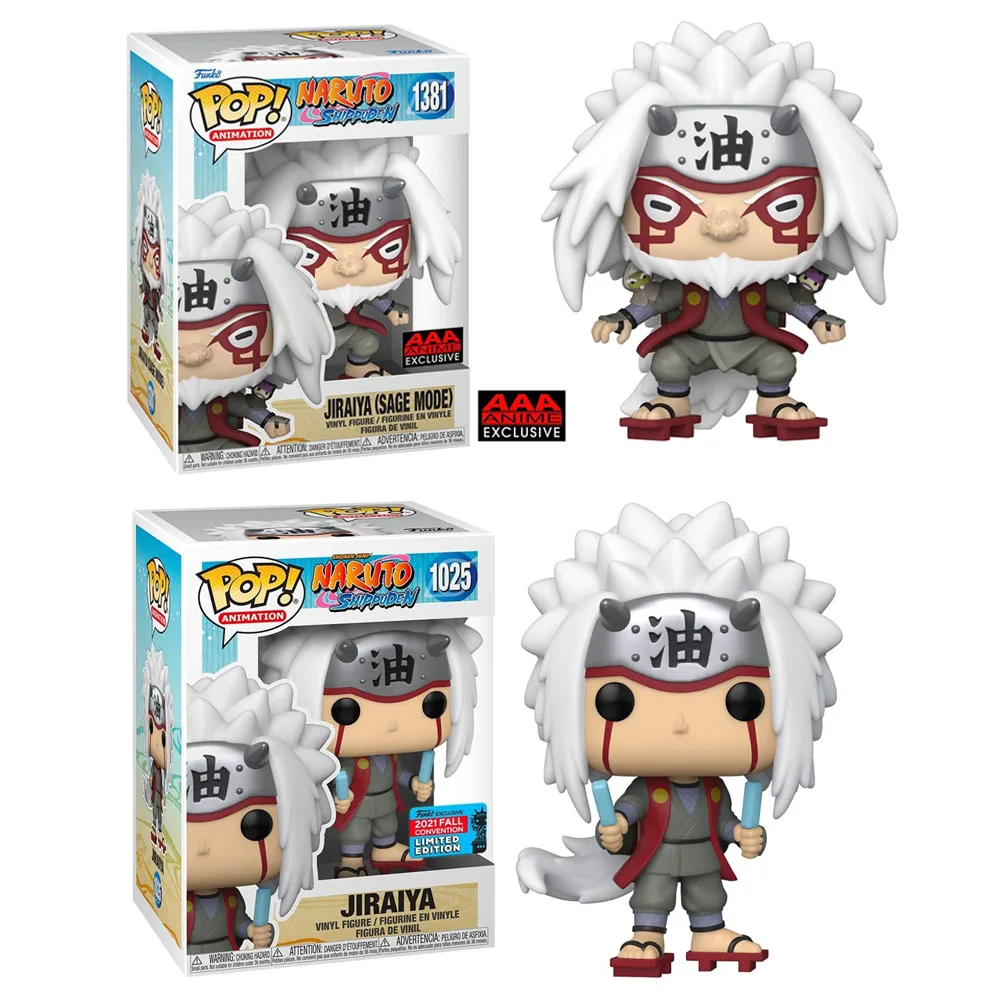 Funko Pop Аниме Наруто Shippuden Jiraiya #1025 #1381 виниловые экшн-Фигурки игрушки подарки для детей