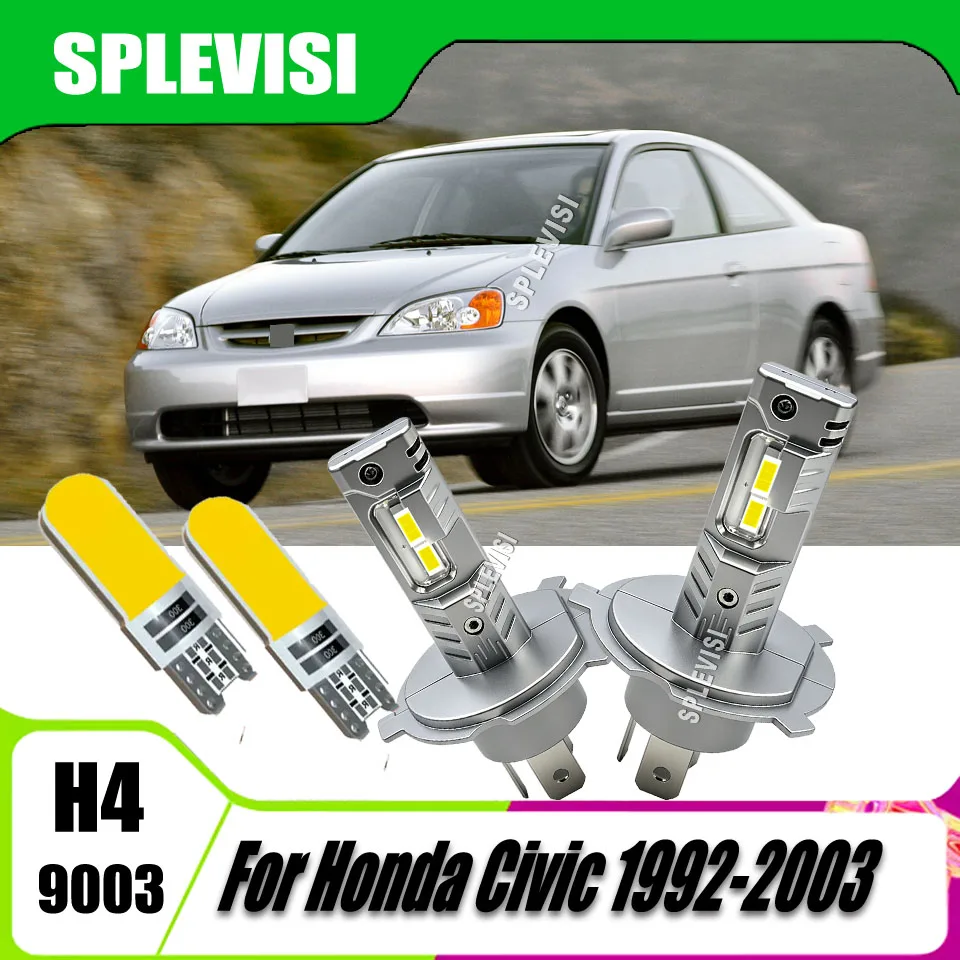 High-Power 120W Output LED Headlamp Car Bulbs 12v For Honda Civic 1992 1993 1994 1995 1996 1997 1998 1999 2000 2001 2002 2003