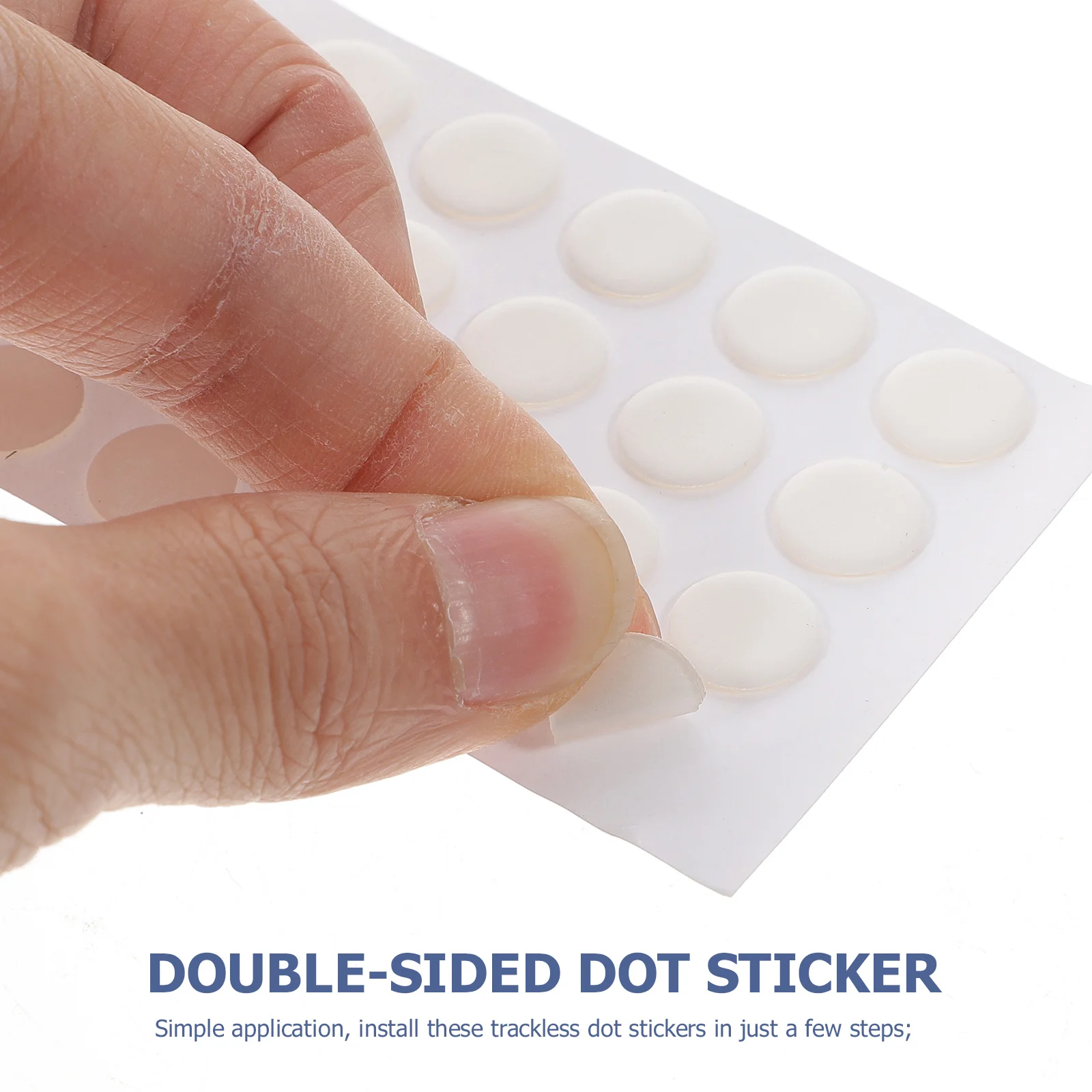 300 قطعة شريط مزدوج الجوانب واضح نقطة ملصق لاصق النقاط للحرف اليدوية الزينة الصغيرة سجل القصاصات حمالة تعليق جدارية لاصق قابل للإزالة #2