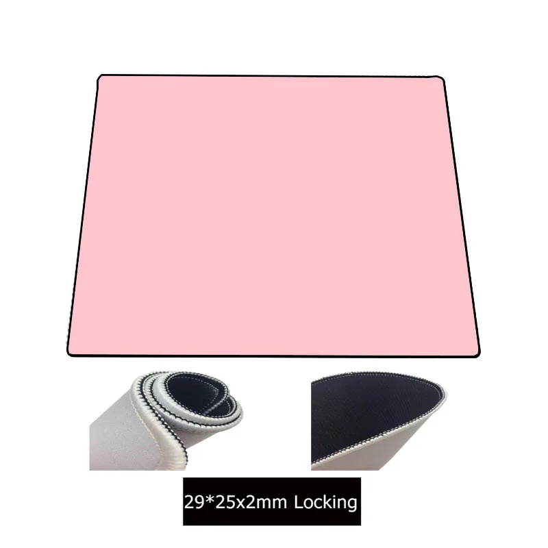 Laptop simple mousepad pc office solid color large Small simple desk mat Xxl gamer mouse pad rubber bottom anti-slip mouse mats image 5