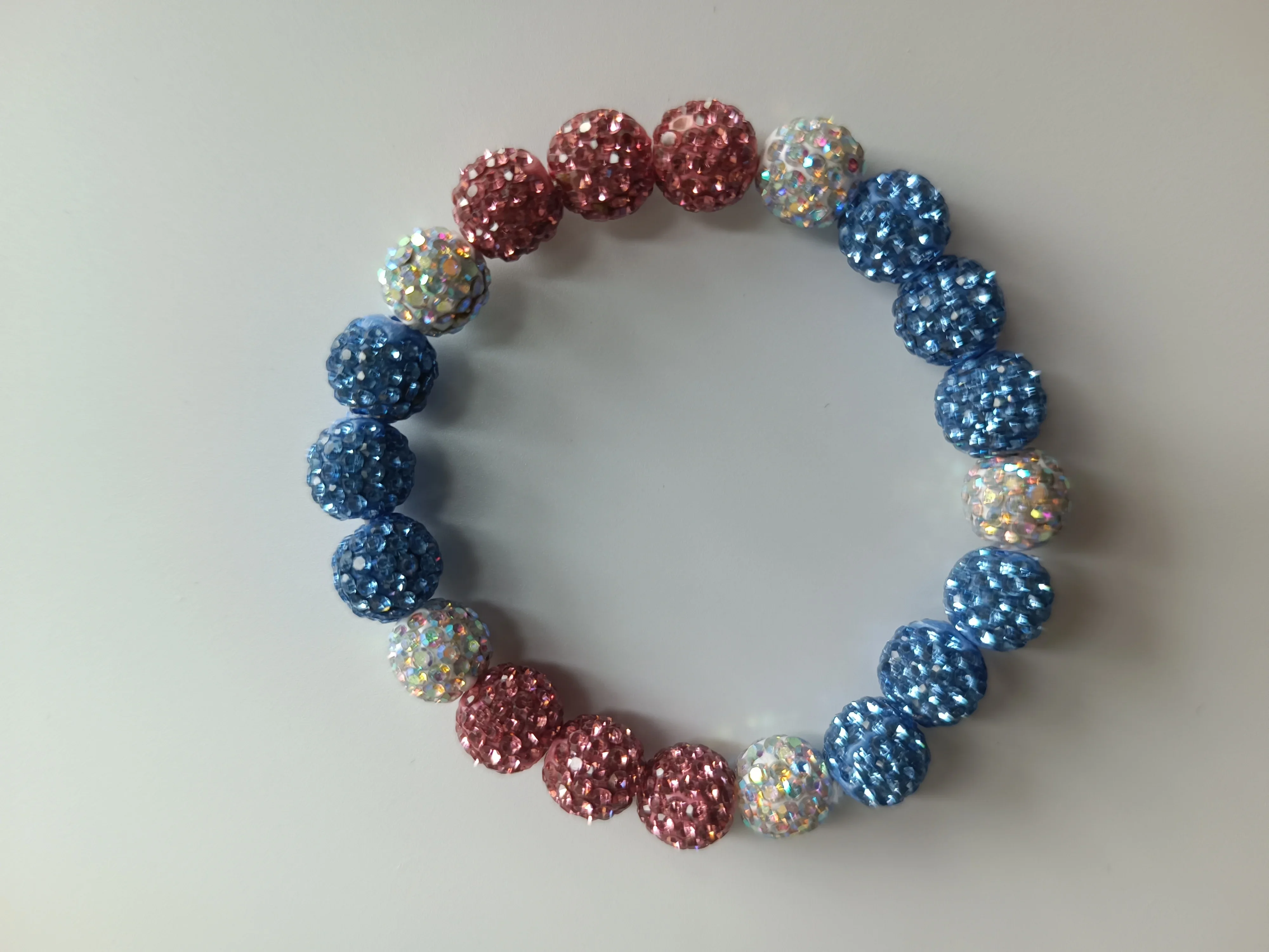 1pcs 10mm Baseball bracelet for Men Bling Rhinestone Ball Beaded bracelet  baseball Players Lovers Inspired Jewelry g2