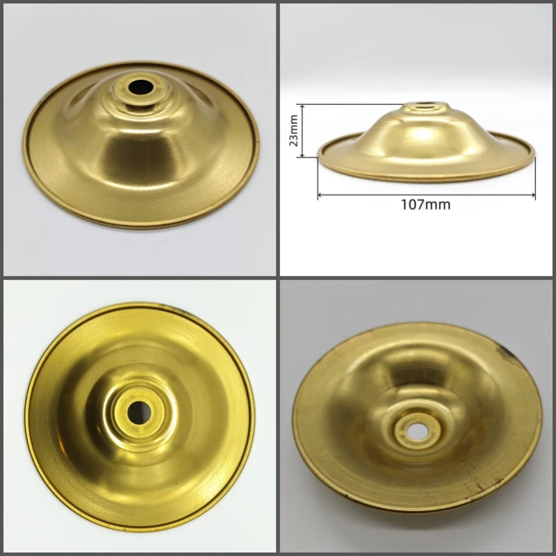 Brass material lampshade cover DIY copper Lighting parts table lamp base canopy customizable processing of copper accessories
