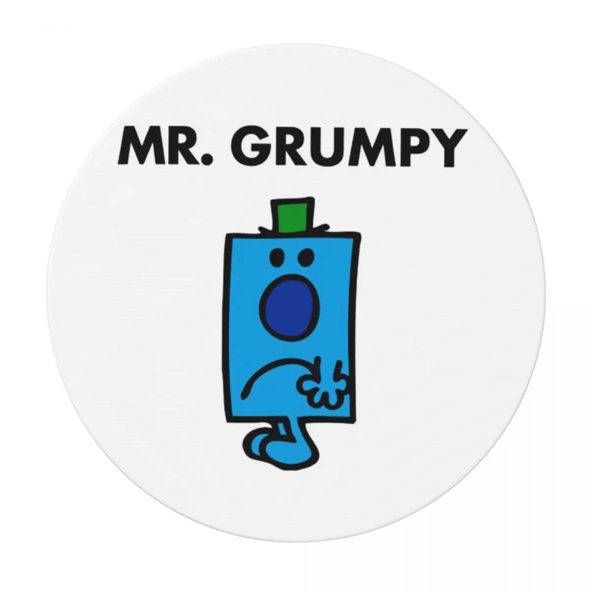 Mr. Grump Waterproof Round Tablecloth Oilproof Table Cloth for Kitchen Events Dining Table Cover