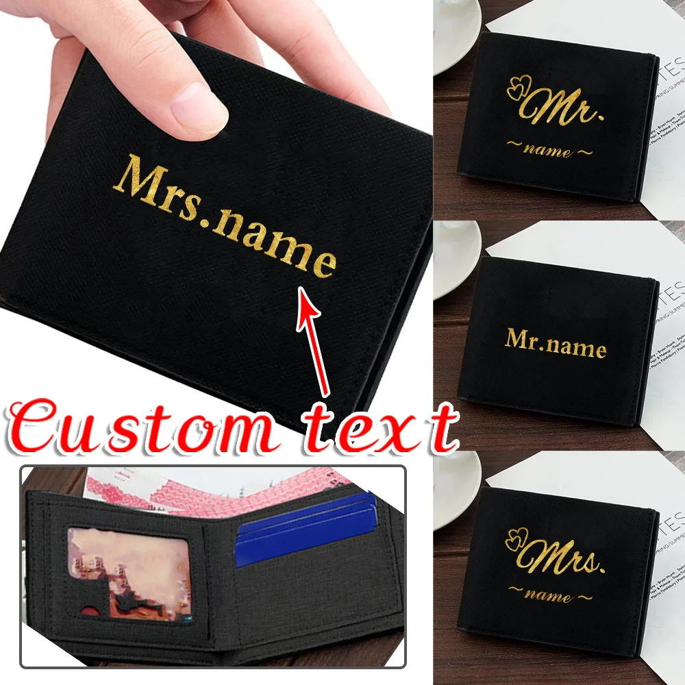 

Personalized Customized Name Wallet Multifunctional Storage Bag High-quality Simple and Durable Wallet Customized Product