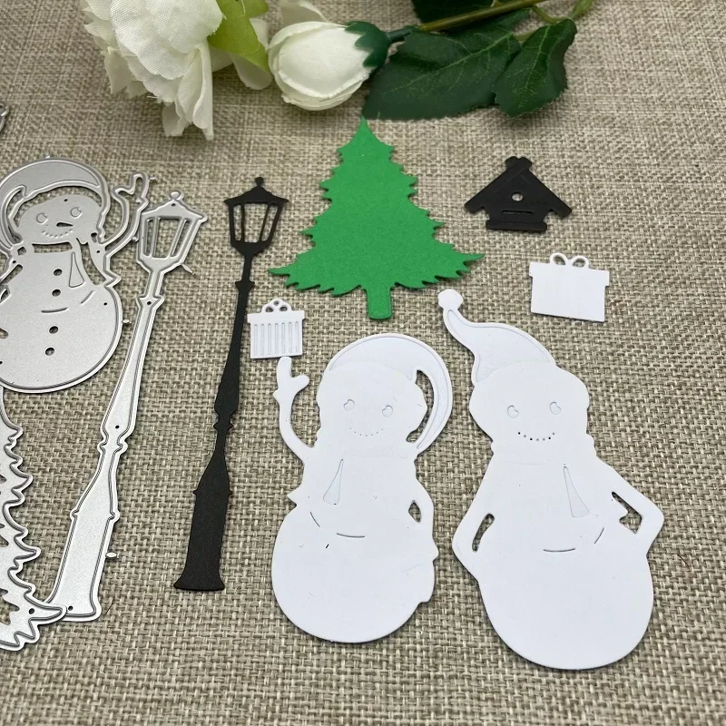 

Металлические вырубные формы-трафареты для рождественских украшений, для скрапбукинга, декоративного тиснения, рукоделия, шаблоны для вырезания