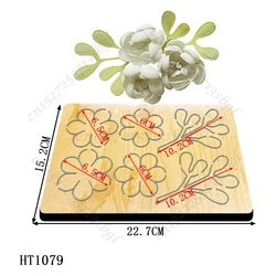 Wykrojniki do kwiatów-nowa matryca do cięcia 2022 i drewniana forma, HT1079 nadaje się do zwykłej maszyny do cięcia matryc na rynku.