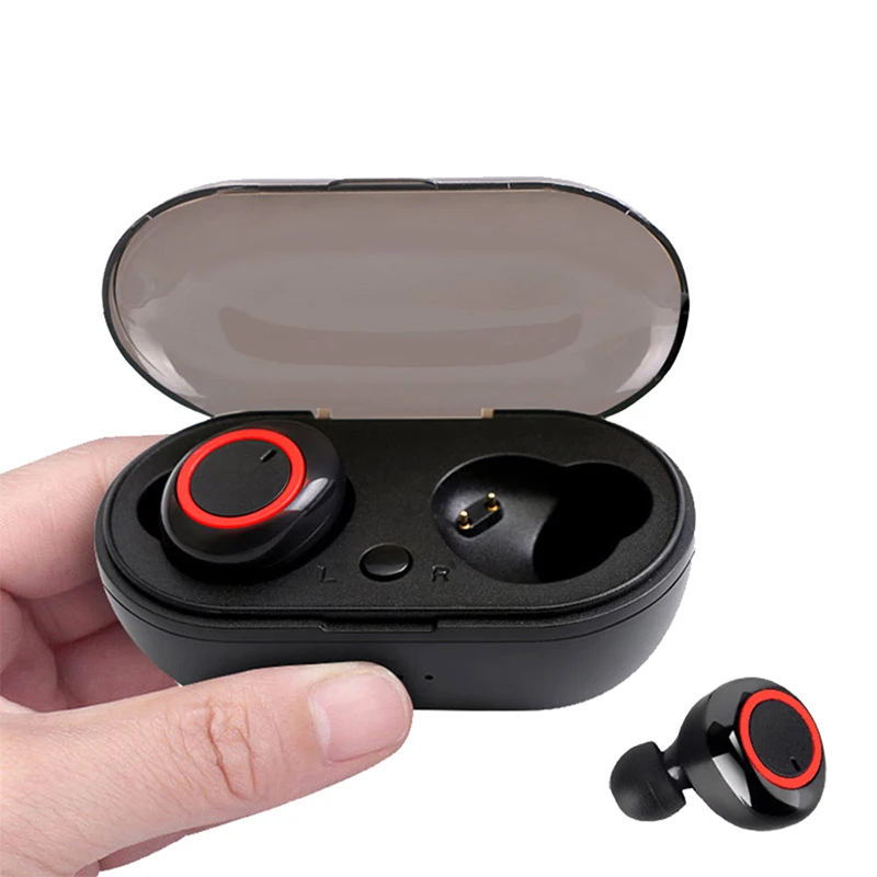 Y50 TWS Bluetooth Earphones Wireless Headset Waterproof Deep Bass Earbuds Sport Earphones True Wireless Stereo Headphones