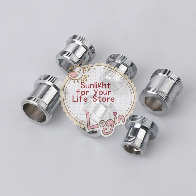 

HOT!1pc Thread Transfer head Brass Connector Bathroom Kitchen Faucet Spout Accessories