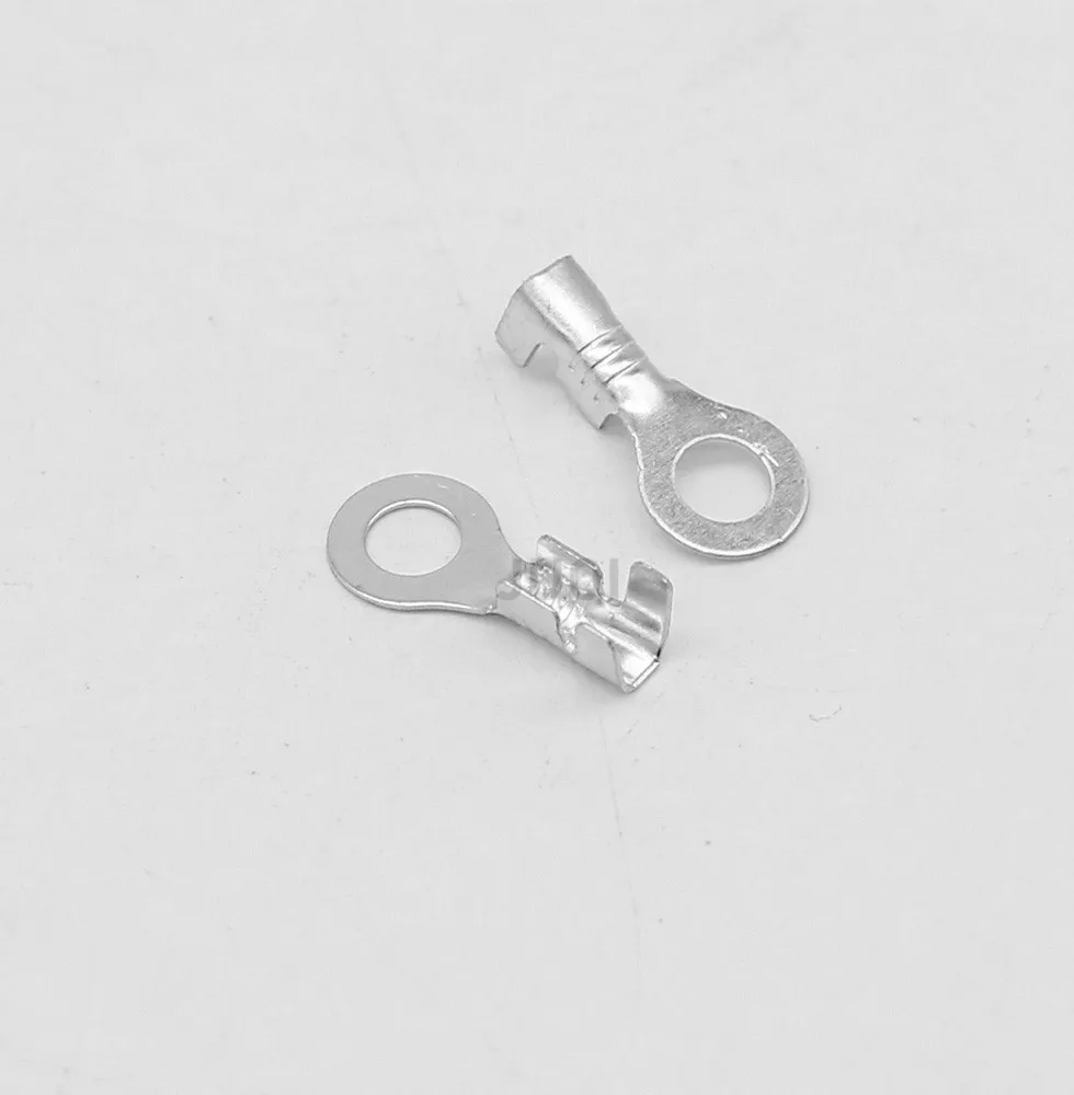 20/50/100/200/pcs Round Terminal Block DJ431-4B O-type Lugs Terminals Cold-Pressed Connector Copper Tab Wiring Nose