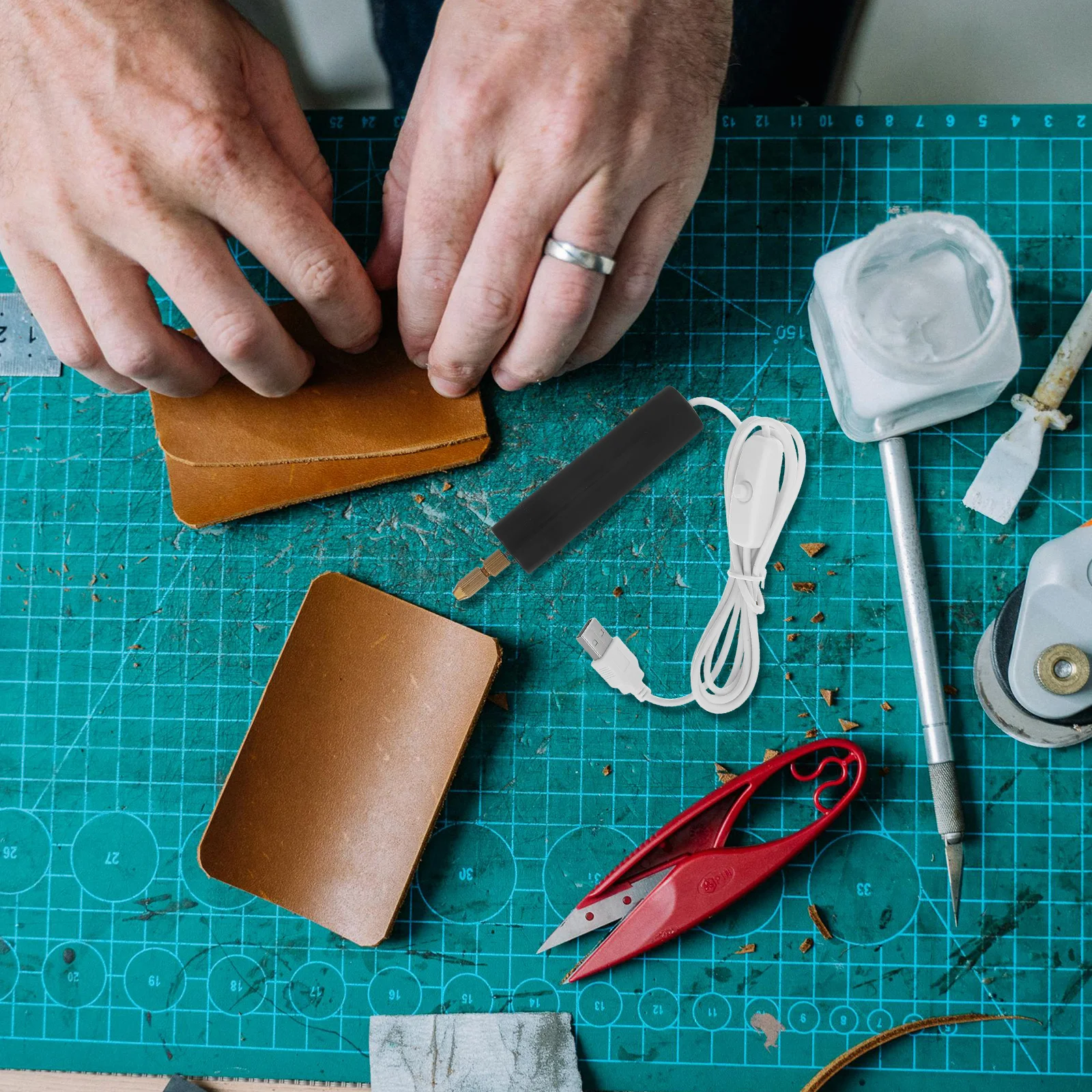 

Usb Mini Electric Drill Pen 5V Precision Handheld Grinder For Diy Resin Jewelry Crystal Epoxy Keychain Pendant Making Craft