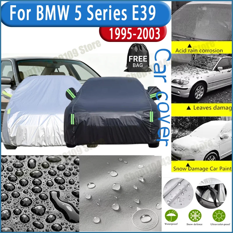 

For BMW 5 Series E39 1995-2003 car cover Winter Summer Snowproof Dustproof Shield, Waterproof Sunproof Auto Protection Accessory