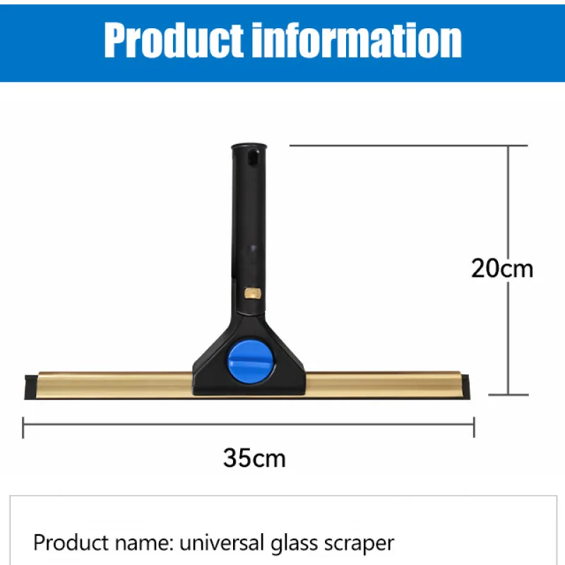 Universal glass scraper