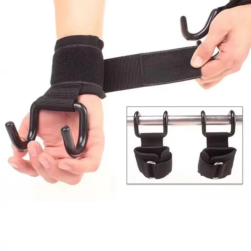 1Pc Weightlifting Hook Wrist Support Anti-Slip Deadlift Hook Pull-Up Hand Guard Deadlift Grip Wrist Support Lifting Assistance S