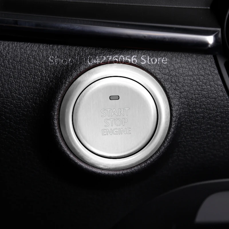 Aluminum Alloy One-click Start Button Sticker Decoration Cover Trim For Mazda 2 3 6 CX-3 CX-4 CX-5 CX-9 MX-5 2016 2017 2018