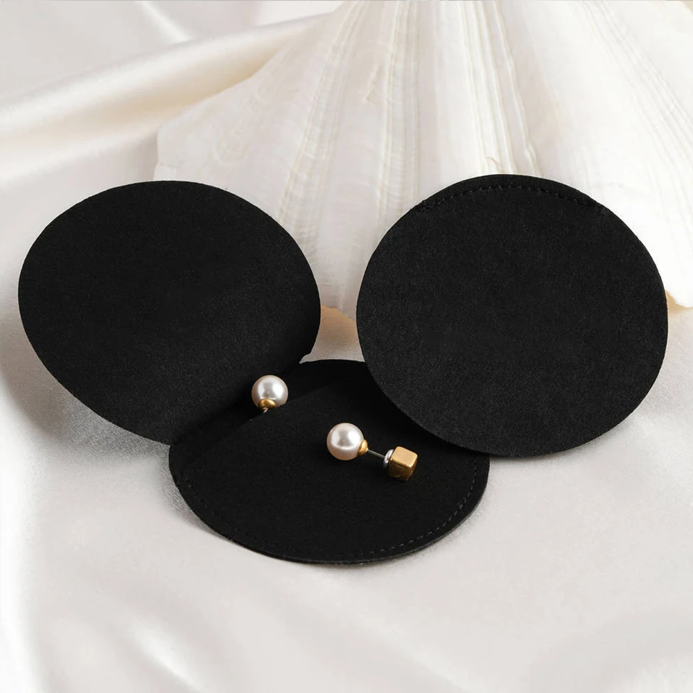5Pcs Round Microfiber Bag for Jewelry