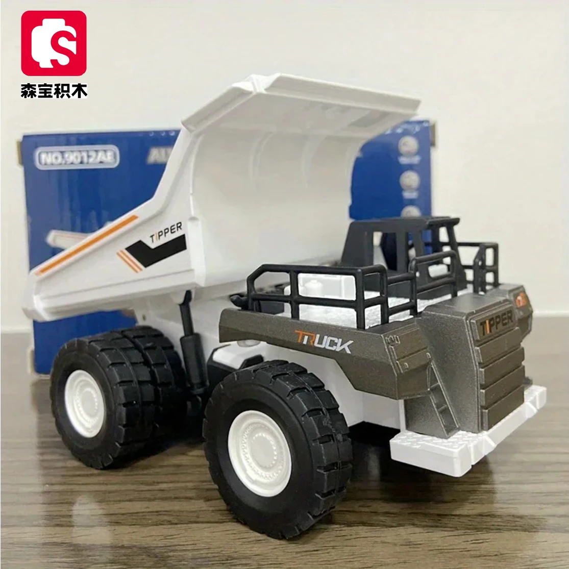 Sembo Blocks Engineering Vehicle Model City Truck Cargo Sand Carrier Toys Excavator Car Desktop Decoration Kids Christmas Gifts