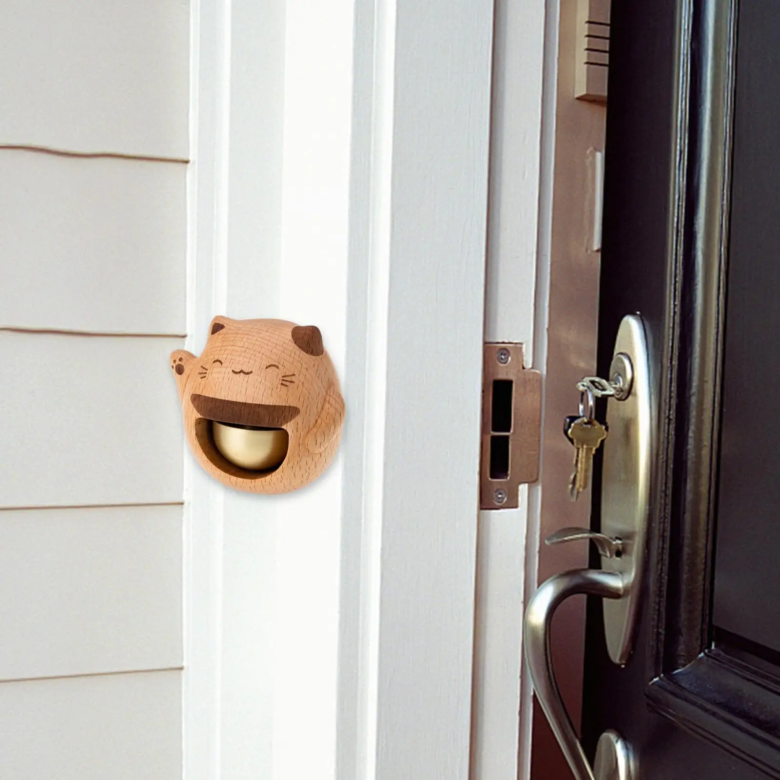 

Деревянный дверной звонок для владельцев магазинов, дверной звонок для деловых холодильников