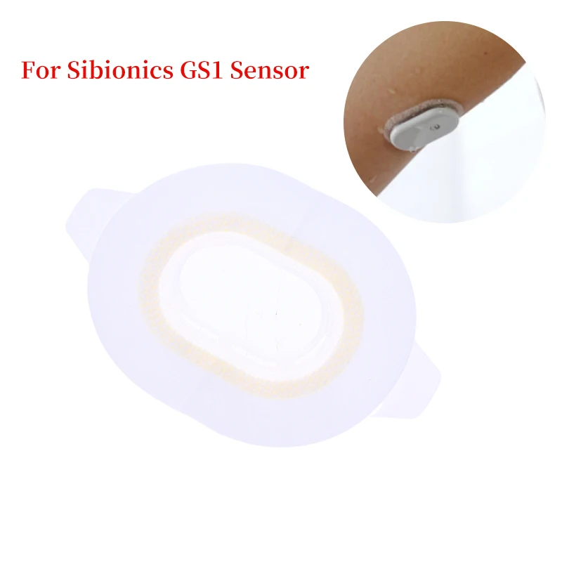 1*Non-woven Fabric Waterproof Fixed Sticker For Sibionics GS1 Sensor Reinforced Adhesive Tape Dynamic Blood Glucose Sensor Cover