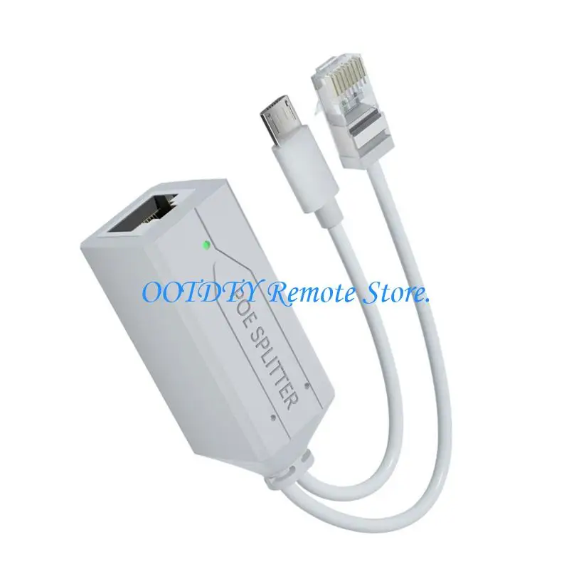  Micros USB/Type c Poe Splitter Voltages Converters 40V To 5V Compactly Design
