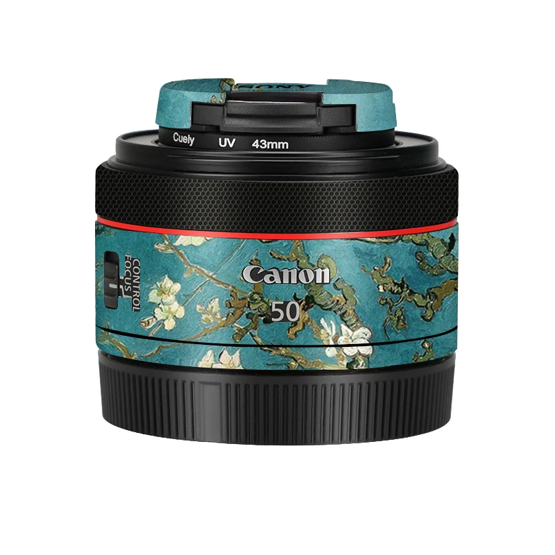 For Canon RF 50mm F1.8 STM Lens Sticker Protective Skin Decal Vinyl Wrap Film Anti-Scratch Protector Coat F1.8/50 STM RF50mm