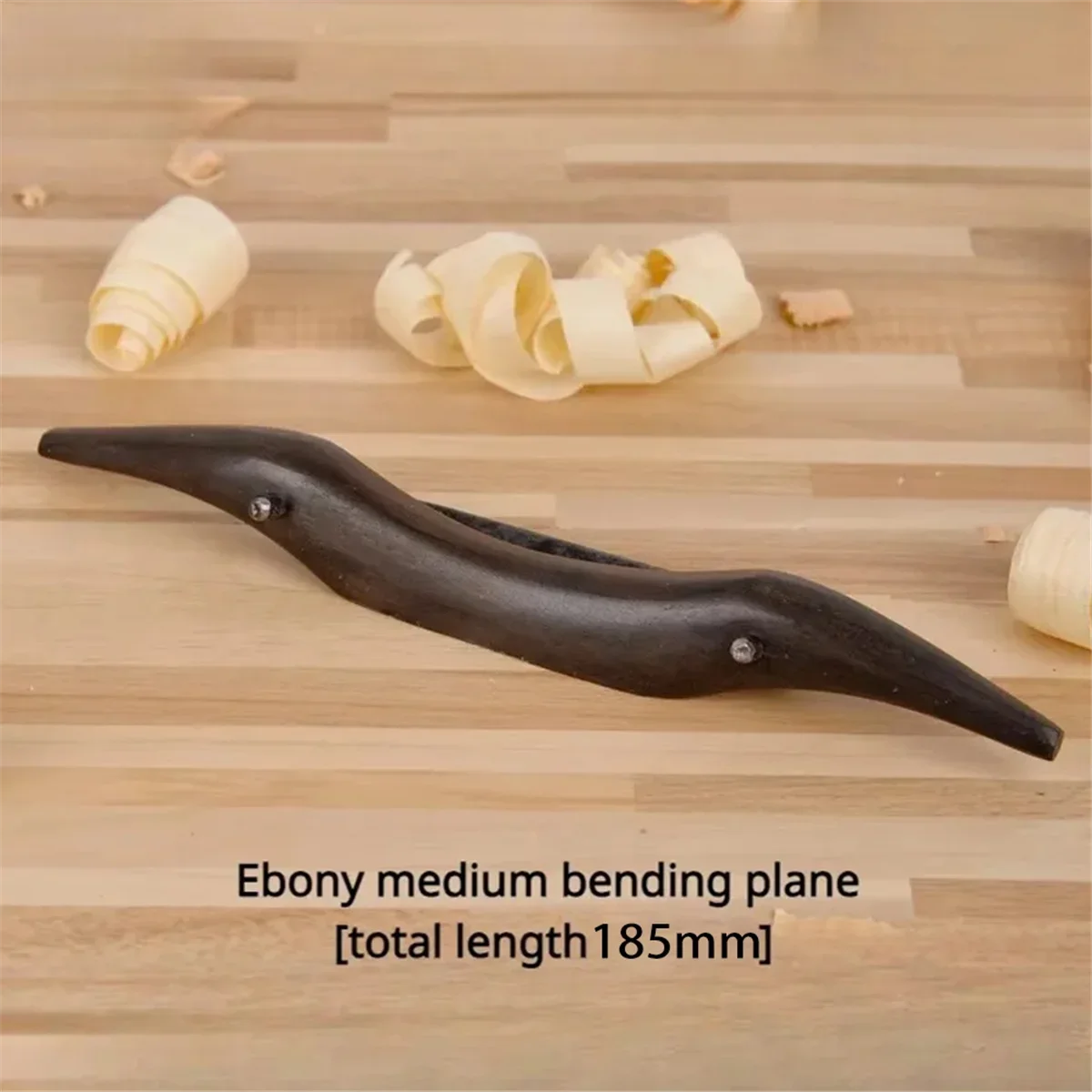 

Mini Bird Planer Woodworking Wood DIY Trimming Chamfering Steel Planing Tool Small Spokeshave Plane Ebony