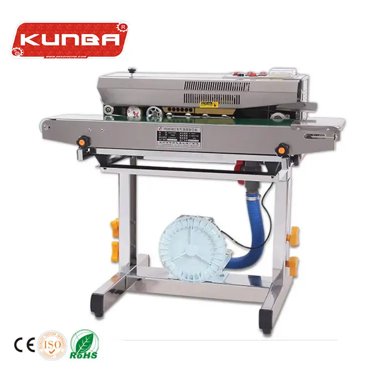 

FRQM-980C Continuous Nitrogen Inflation Belt Plastic Automatic Vertical Heat Thermal Bag Sealing Machine With Inflation Gas