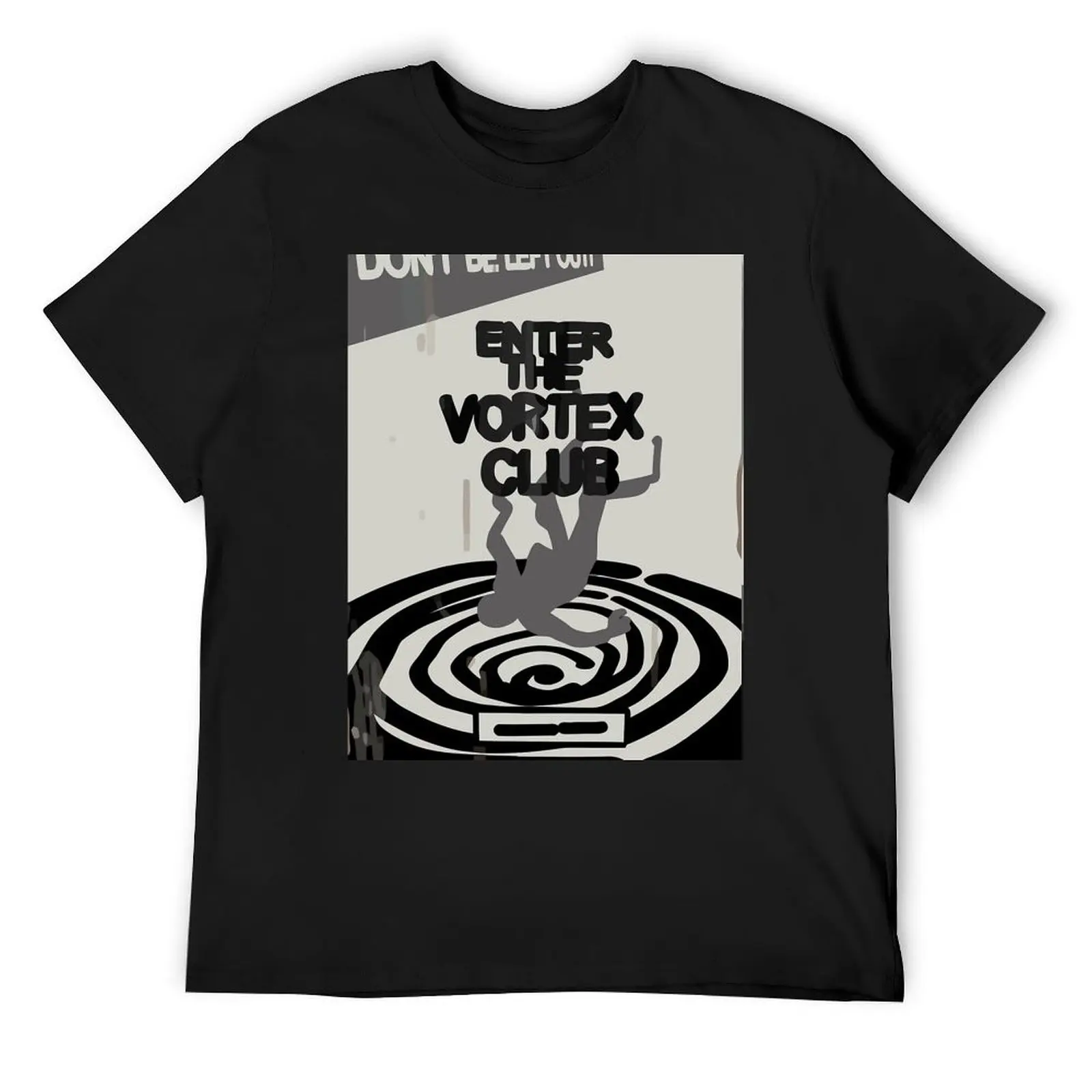 Enter the Vortex Club Painting T-Shirt shirts graphic Blouse oversized graphic tee vintage clothes plain black t shirts men