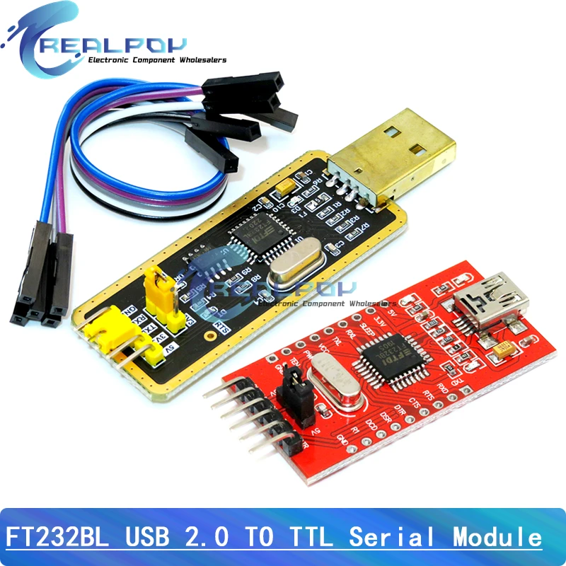 FT232BL FT232RL Basic Breakout Board FTDI FT232 USB TO TTL 5V 3.3V Debugger Download Cable To Serial Adapter Module For Arduino