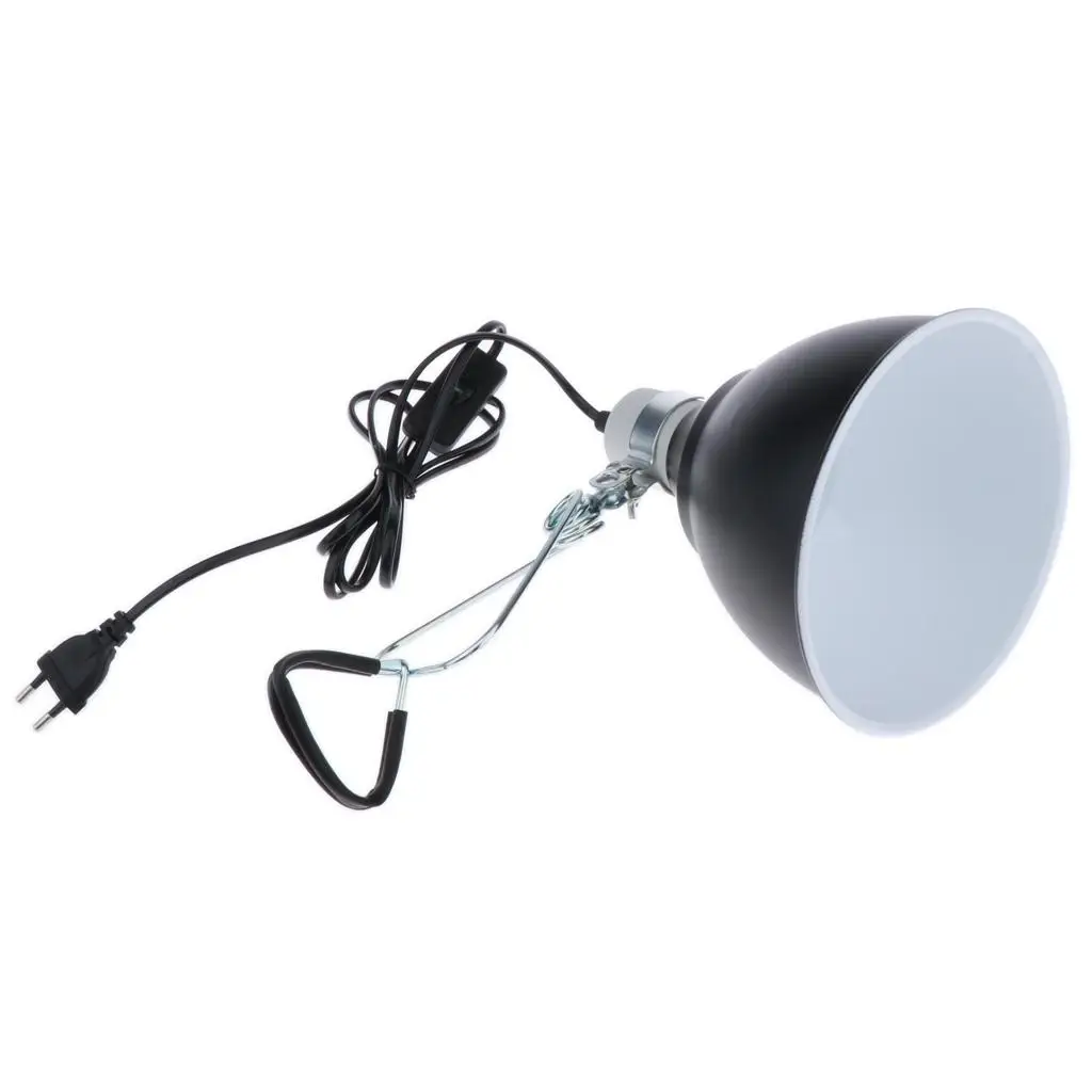 E27 Reptilien Schildkröte Eidechsen Terrarium Keramik Heizlichthalter Schwarz