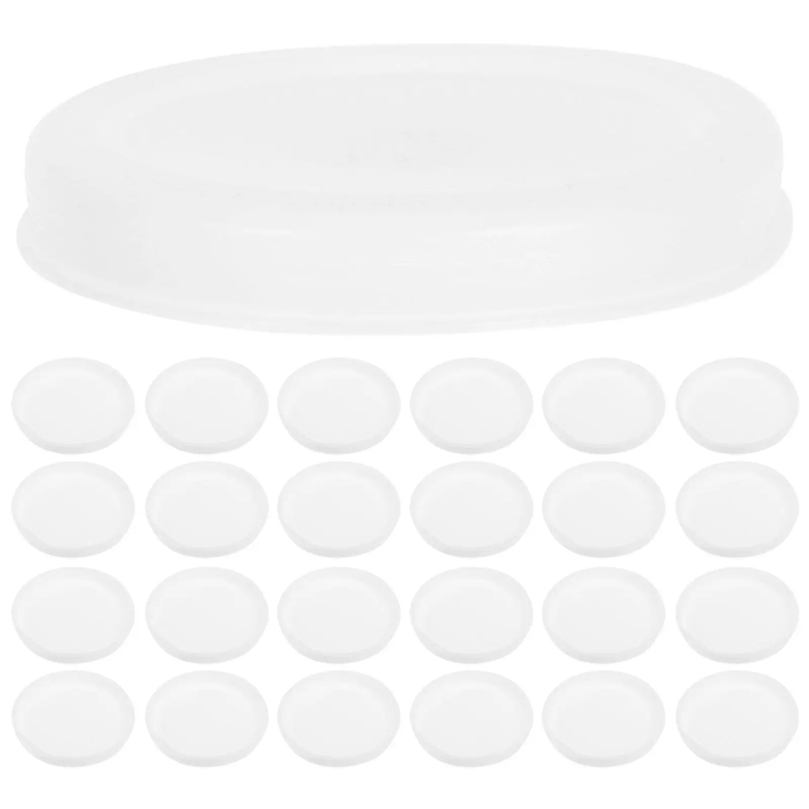 50Pcs White Mailing Tube End Caps Protective Plastic Caps for Paper Roll Tubes Cardboard Shipping Tubes Poster Storage