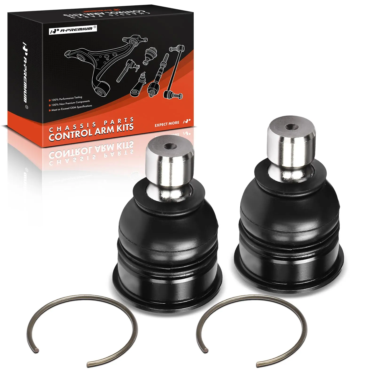A-Premium 2x Front Lower Suspension Ball Joint for Nissan Versa 2012-2023 Kicks 2018-2023 Micra 2015-2018 Versa Note 2014-2019