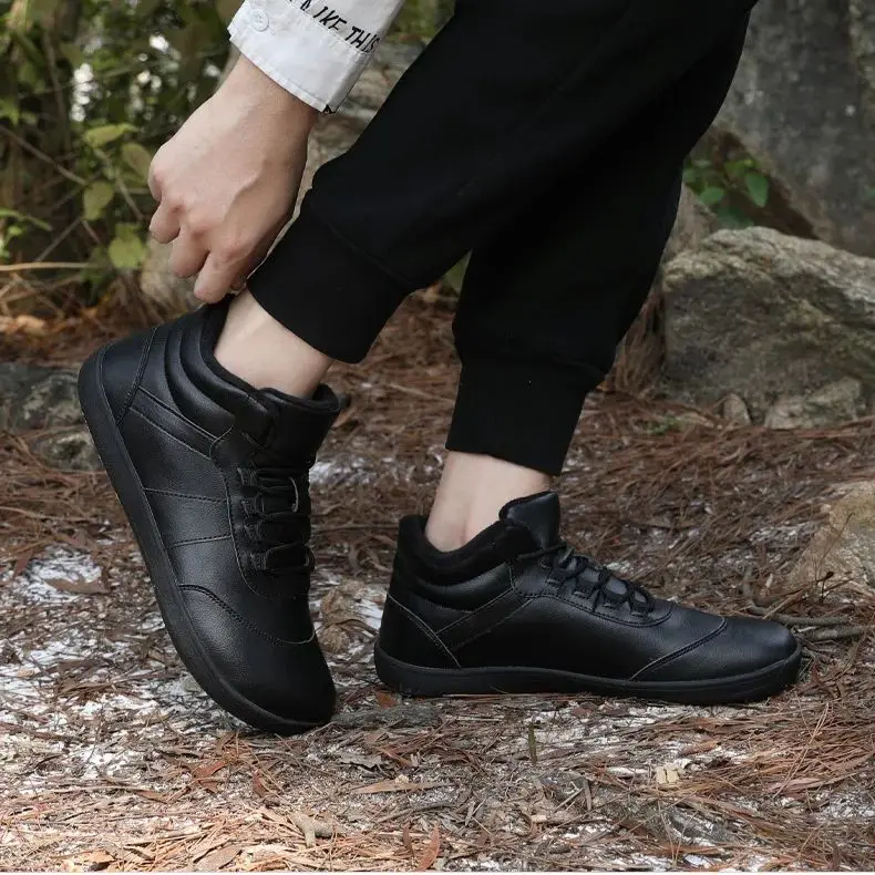 البيع بالجملة للأحذية القطنية الجديدة كبيرة الحجم لتصدير الشتاء والأحذية القطنية الدافئة والسميكة وأحذية الثلوج المتوسطة للرجال والانقلاب #5