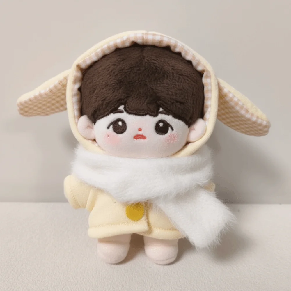 Long Ear 10cm Cotton Doll Clothes Hoodie Cute Doll Clothes Outfit Lovely Mini Doll Dress Up Set Children's Gift