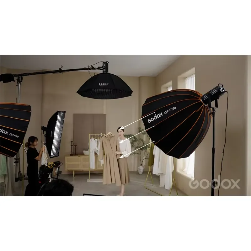 LED Live Stream Lighting Set 300W LED Video Light with Softbox and Tripod Stand