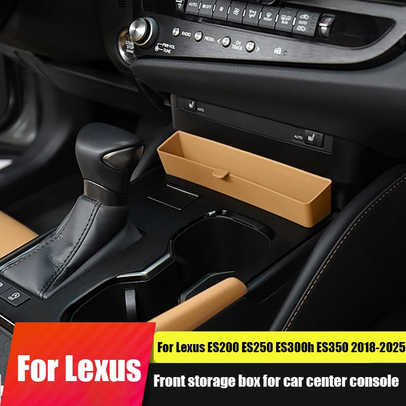 

For Lexus ES200 ES260 ES300h 2018 2019 2020 2023 2024 2025 Car center console front storage box gear shift panel storage box