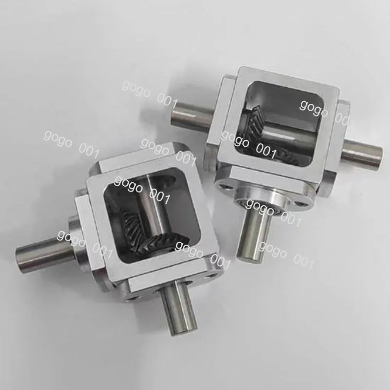 1T Type Right Angle Bevel Gear Reducer, 10mm Shaft Diameter for Power Transmission, Industrial Gearbox
