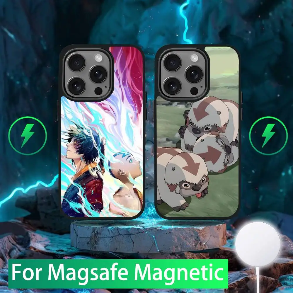 

A-Avatar The Last A-Airbender Phone Case For iPhone 16,15,14,13,12,11,Pro,Max,Plus,Mini,SE Magsafe Magnetic Wireless Charging