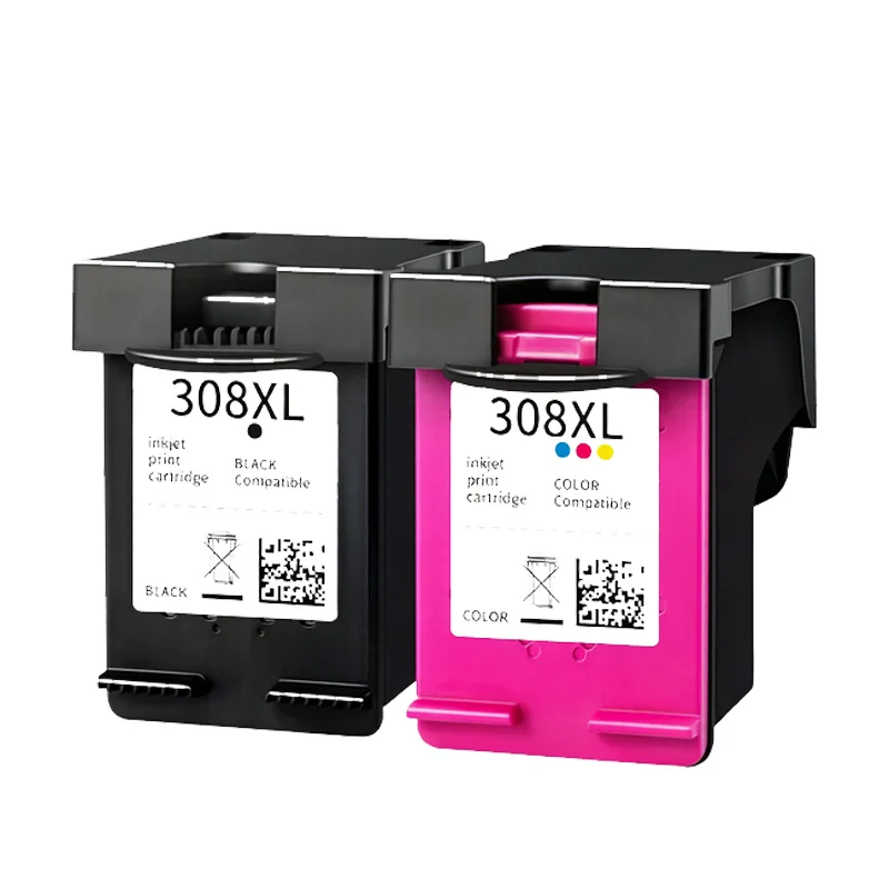 308XL Compatible Ink Cartridge 308XL For HP 308 XL For HP Envy 6120e 6130e 6165e 6520e 6530e DeskJet 2900 - Series Printers