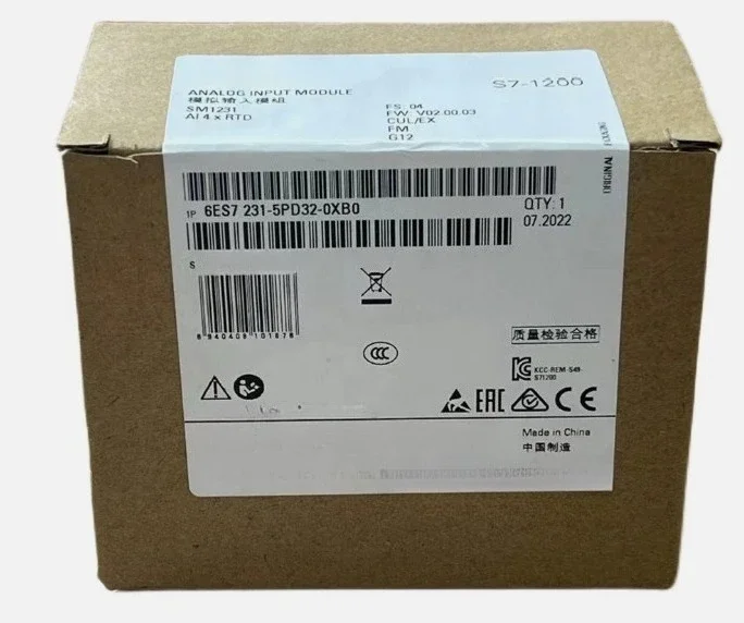 

Brand New Original 6ES7231-5PD32-0XB0 Analog input module Fast delivery