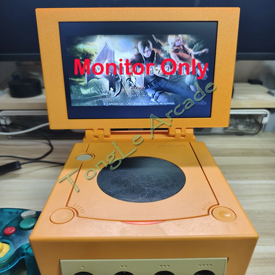 

8 INCH DIY Screen, LCD Mini Monitor, Portable Display, DC 5V with Stereo, for NGC Game Console, 4 Colors