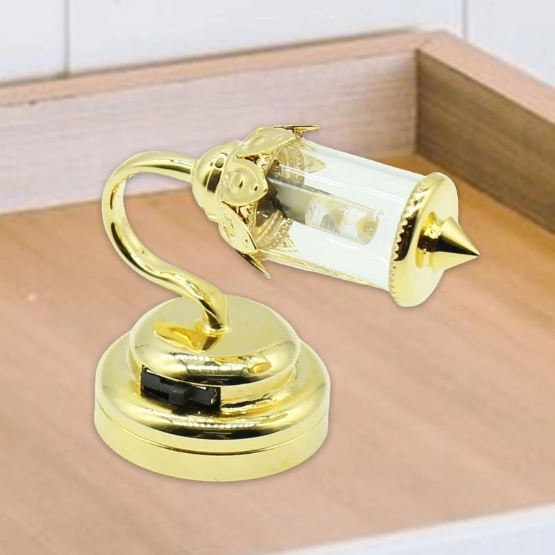 1:12 Dollhouses salon Sconcce Gence Kid LED lampe murale jouet meubles maison maison lampe murale