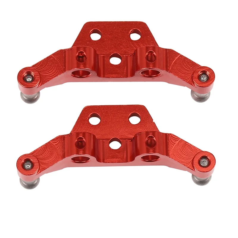 A63T-2X Metal Full Set Upgrade Parts Shock Absorber For Wltoys 1/28 K969 K979 K989 K999 P929 P939 Rc Car Parts,Red
