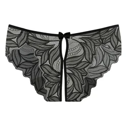 Female Sexy Sheer Low Rise Panties Lingerie Underwear Knickers Women's Crotchless Briefs Shorts Underpants