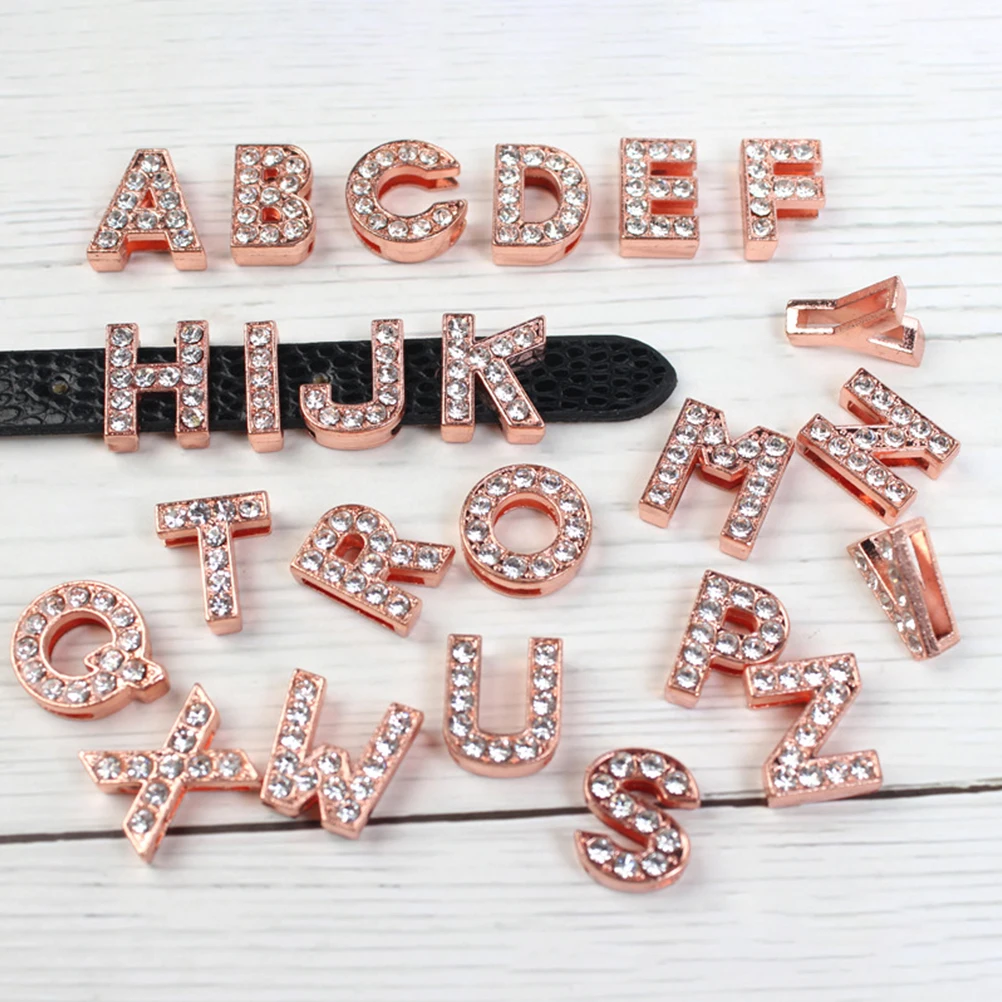 

26pcs Alphabet Charms Diy Letter Pendants For Jewelry Making Necklace Bracelet Accessories English Letter Beads Craft Supplies