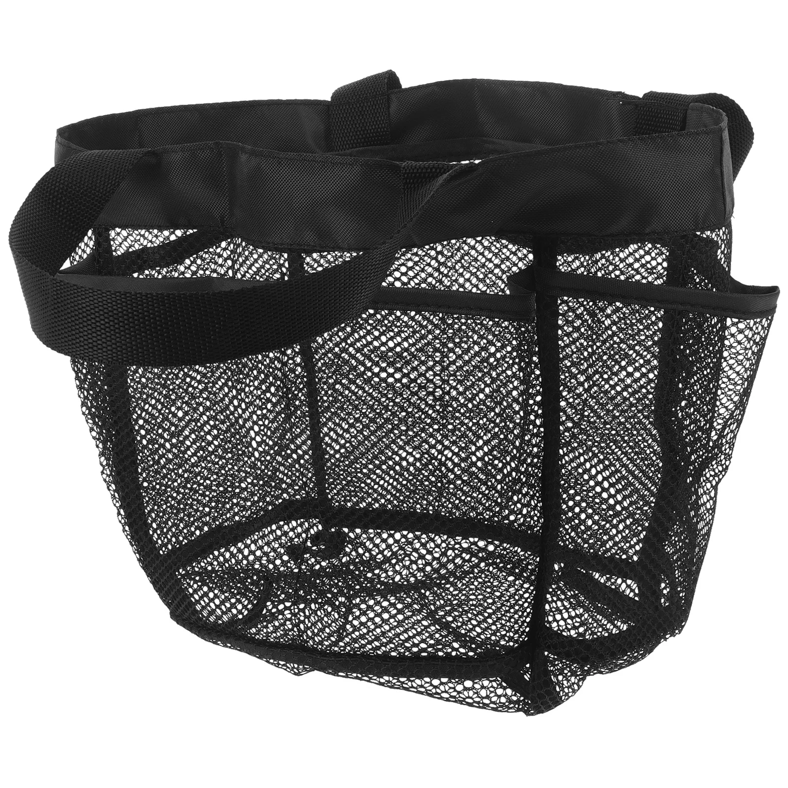 

Dual Handle Travel Large Capacity Toiletry Organizer Beach Storage Multifunctional Mesh Wash Bag For Vacation Dorm Use