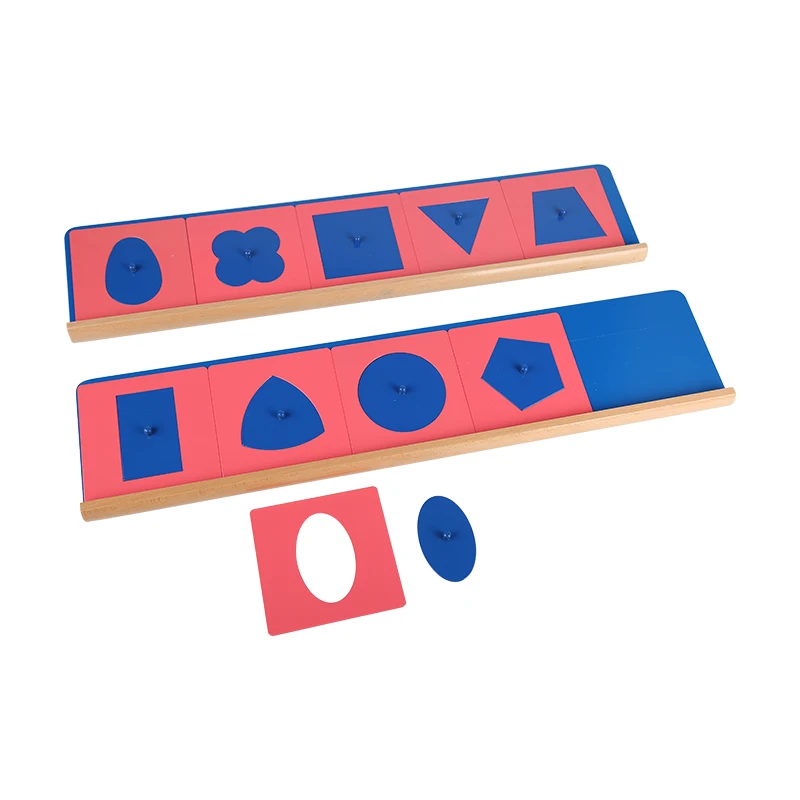 10 pz/set materiali Montessori inserti in metallo di qualità professionale educazione prescolare forme geometriche giocattoli per bambini regalo per bambini