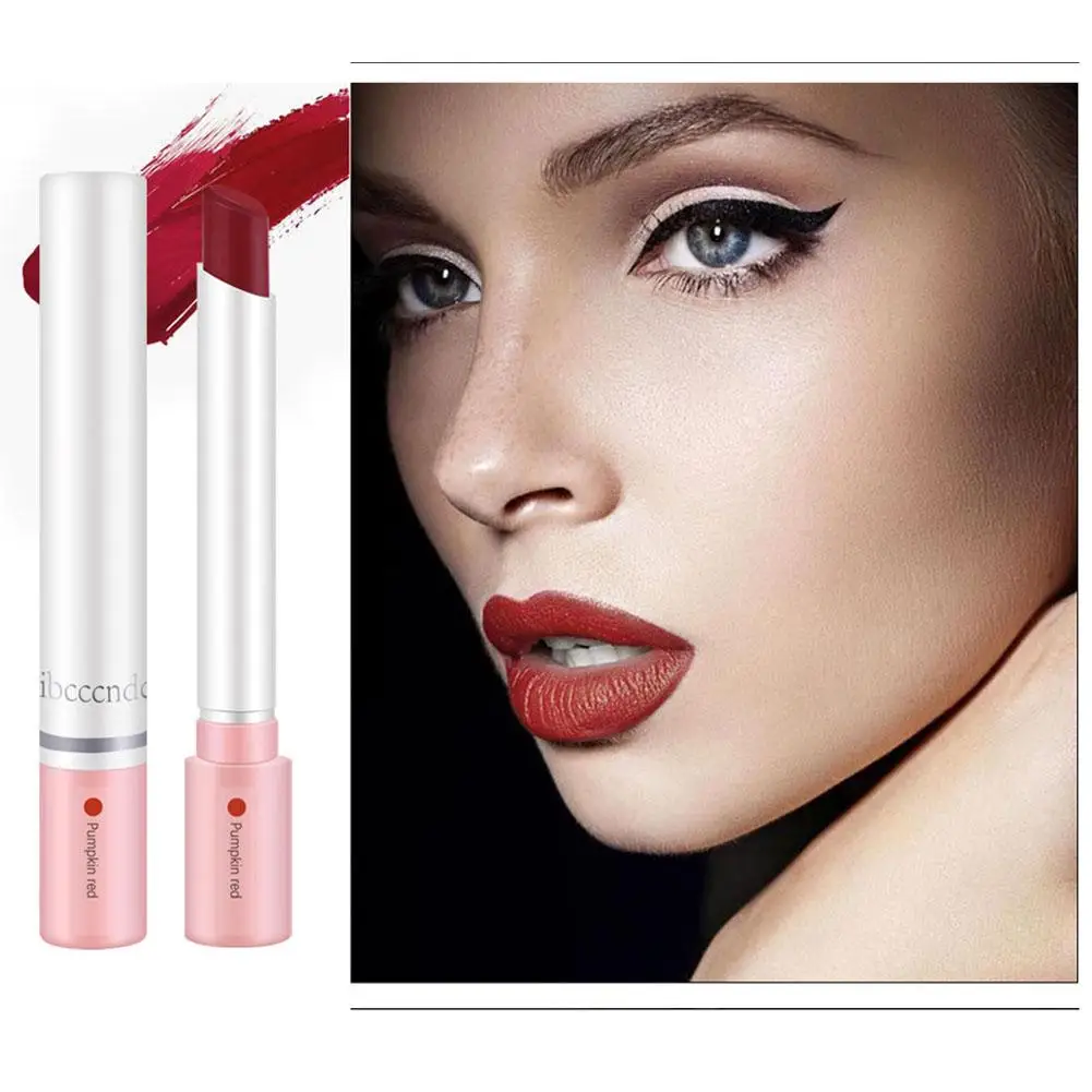 4-kolorowy zestaw kreatywnych szminek do papierosów Matowa, długotrwała, wodoodporna, matowa pomadka do ust w tubce Nude Red Velvet Lip Tint Makeup Hot