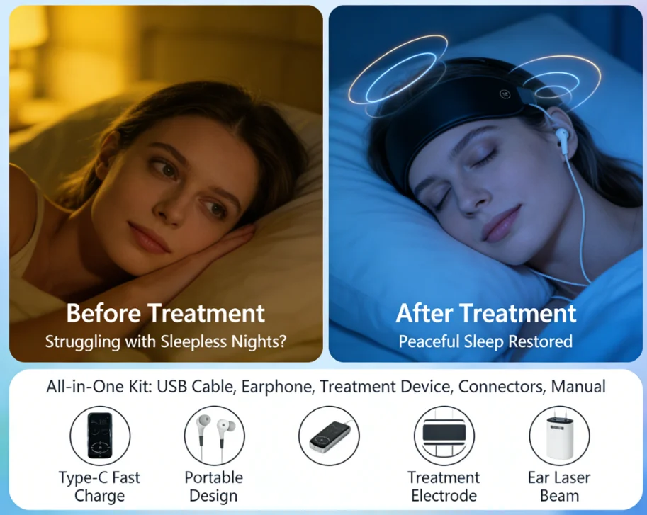 IN02 Portable Sleep Therapy Instrument for Insomnia Depression Chronic Pain
