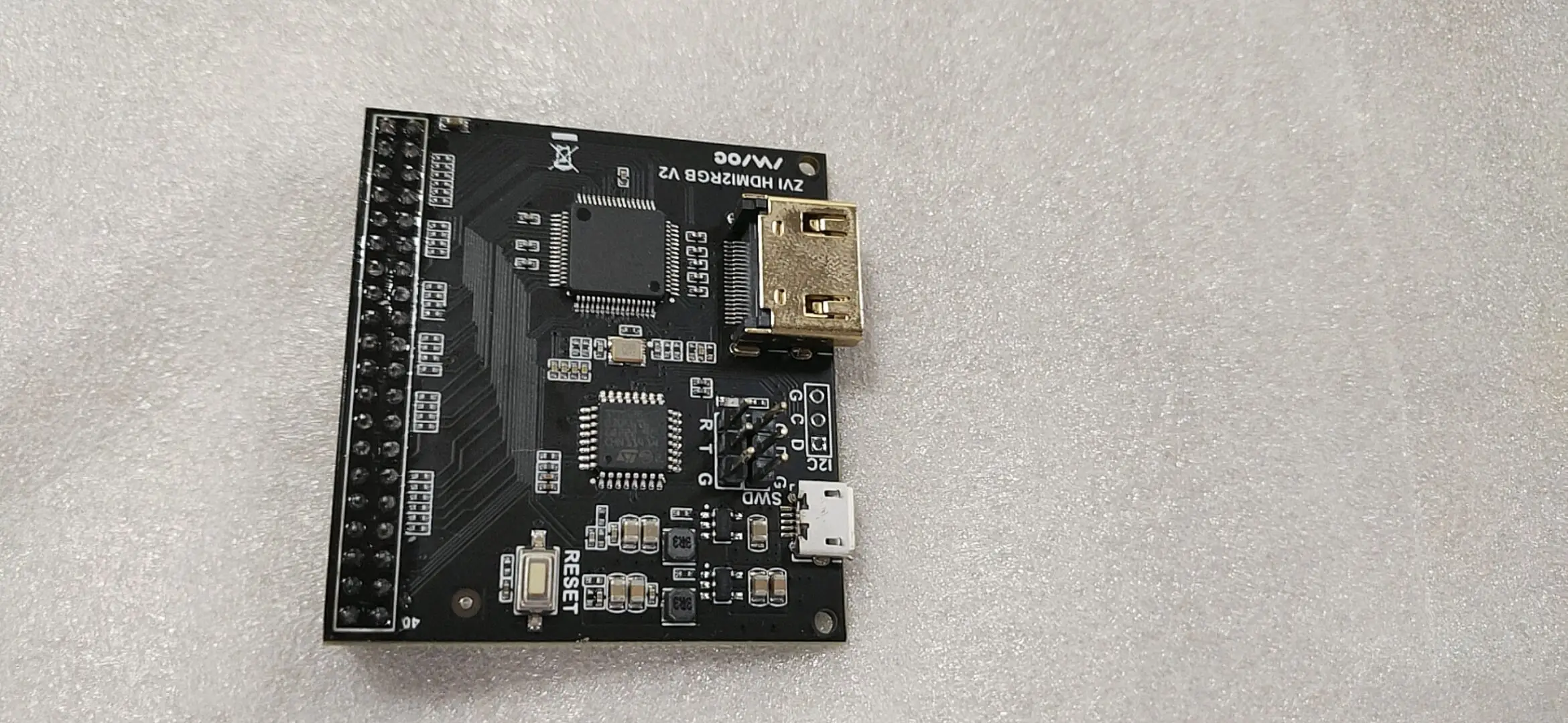 Imagem -03 - Placa de Desenvolvimento Hdmi para Rgb888 Bt656 Bt1120 Driver de Tela de Torta de Framboesa Adv7611