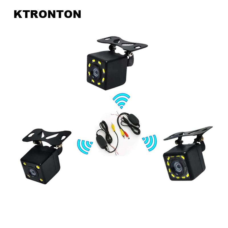 

8 светодиодов, 4 светодиода, 12 светодиодов, беспроводная автомобильная резервная камера заднего вида HD для автомобиля, Android, монитор заднего вида, проводная передняя камера заднего вида